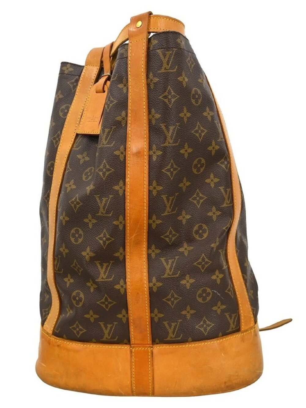 BUYIT04 LOUIS VUITTON RANDONNEE GM DRAWSTRING BAG MONOGRAM M42244 872A2 NQ07588 - Picture 1 of 15